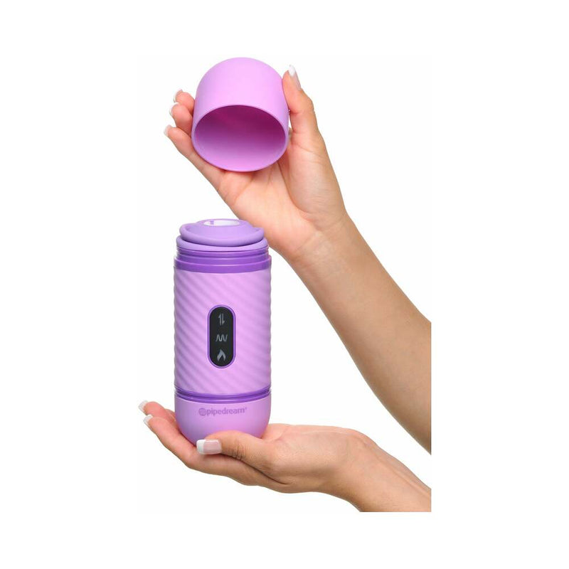 Fantasy For Her Love Thrust-Her Rechargeable Silicone Thrusting Vibrator Purple
