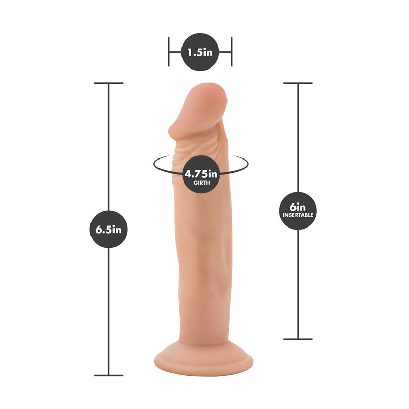 Dr. Skin Dr. Small Realistic 6.5 in. Dildo Beige