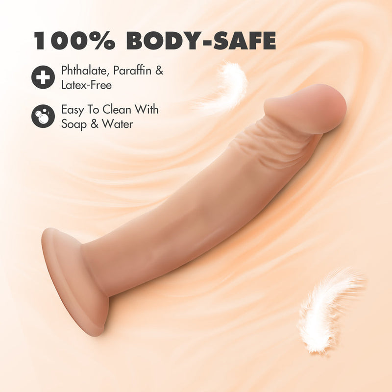 Dr. Skin Dr. Small Realistic 6.5 in. Dildo Beige
