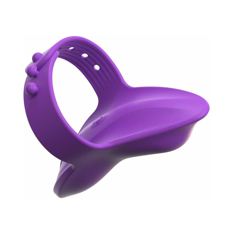 Fantasy For Her Rechargeable Adjustable Silicone Her Finger Vibe Purple