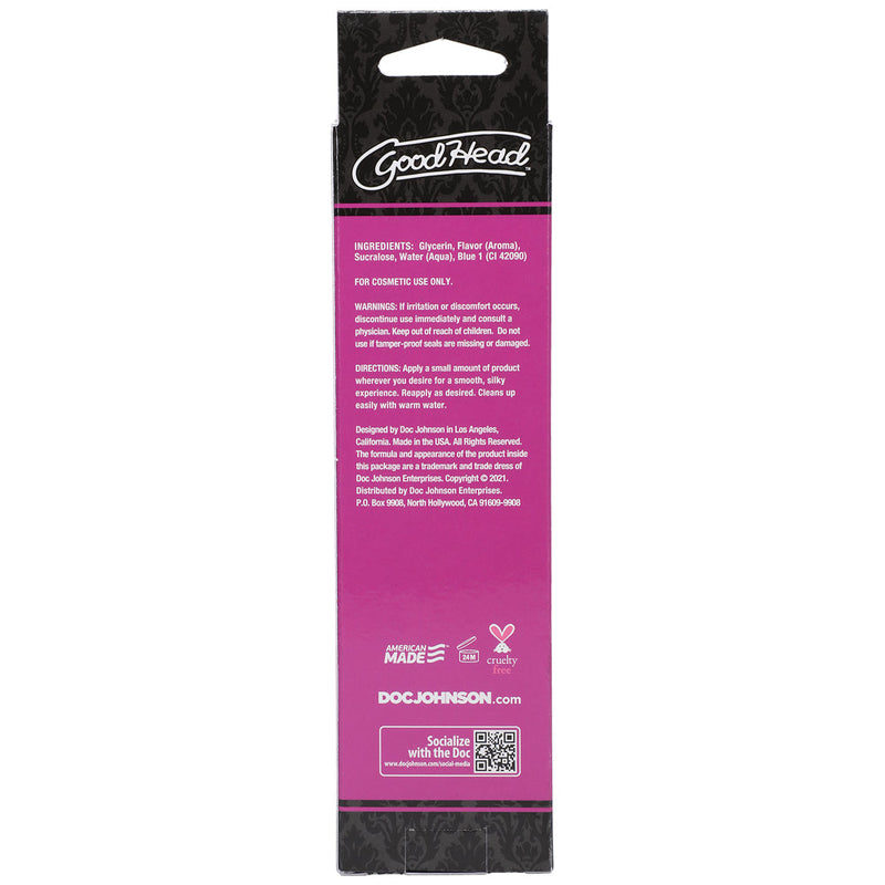 GoodHead Warming Head Oral Delight Gel Cotton Candy 4 oz.