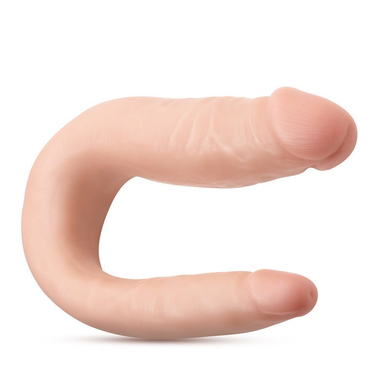 Dr. Skin Silicone Dr. Double Realistic 12 in. Dual-Ended Dildo Beige
