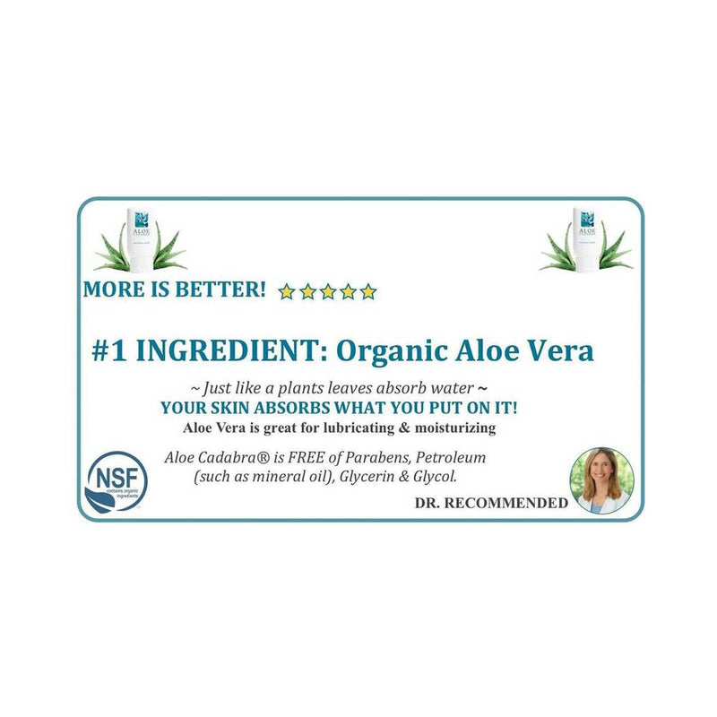 Aloe Cadabra Peppermint Tingle Aloe Lubricant 2.5 oz.