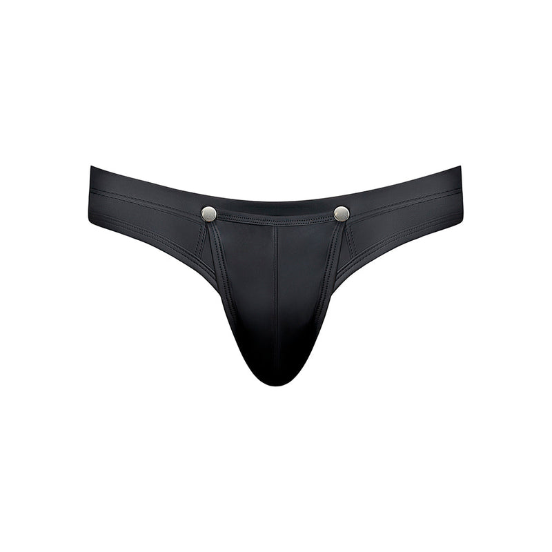 Male Power Oh Snap! Snap Off Jock Black L/XL