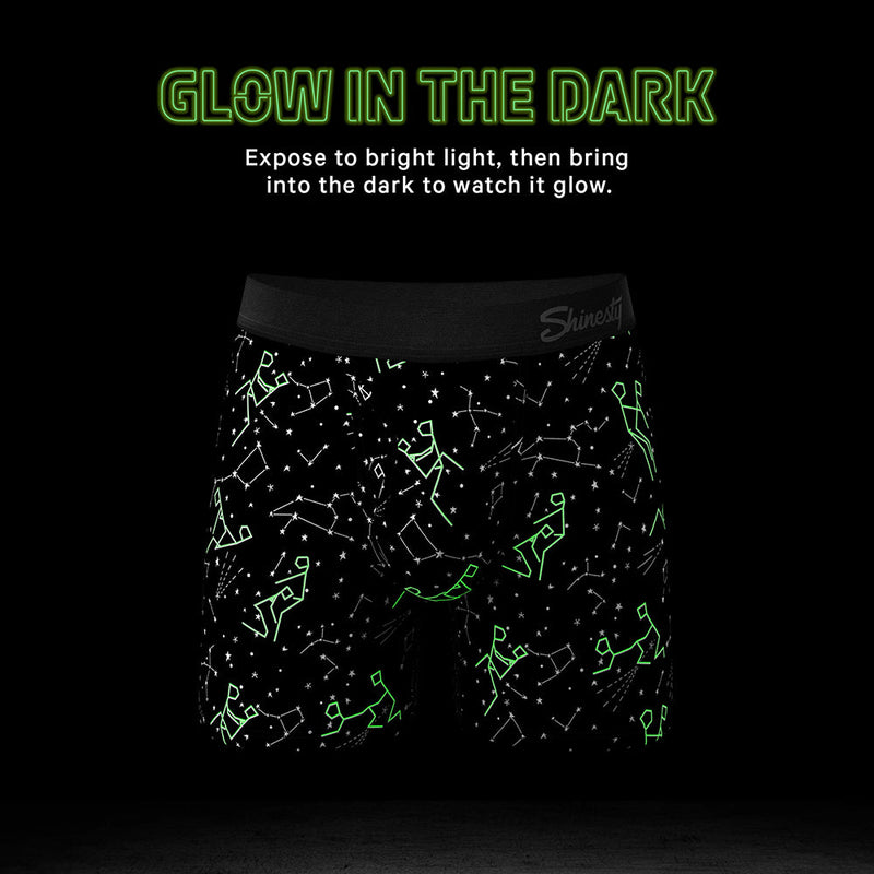 Shinesty The Big Bang Glow-in-the-Dark Constellation Ball Hammock Pouch Underwear with Fly XL