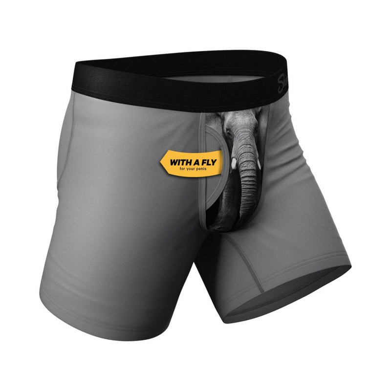 Shinesty The Junk In The Trunk Elephant Ball Hammock Pouch Underwear with Fly 4XL