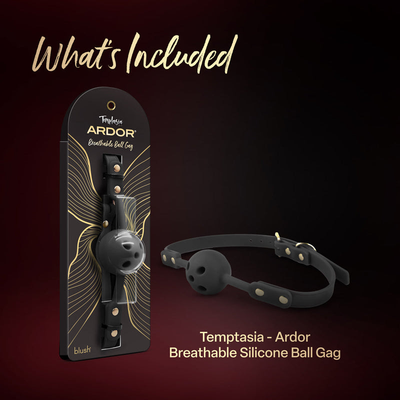 Temptasia Ardor Ball Gag Black