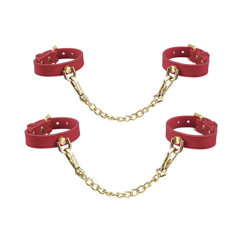 Temptasia Ardor Wrist & Ankle Restraints Red