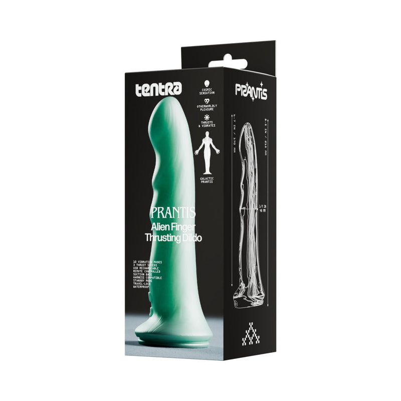 Tentra Prantis Alien Finger Thrusting Dildo Green