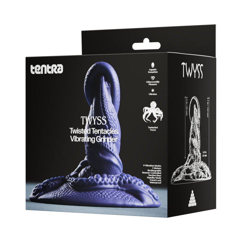 Tentra Twyss Twisted Tentacles Vibrating Grinder Purple